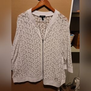 Torrid light embroidered jacket